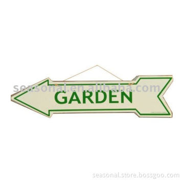 Metal sign